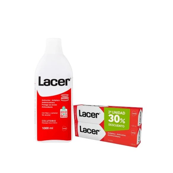 DUPLO PASTA LACER125  COLUTORIO 200 ML