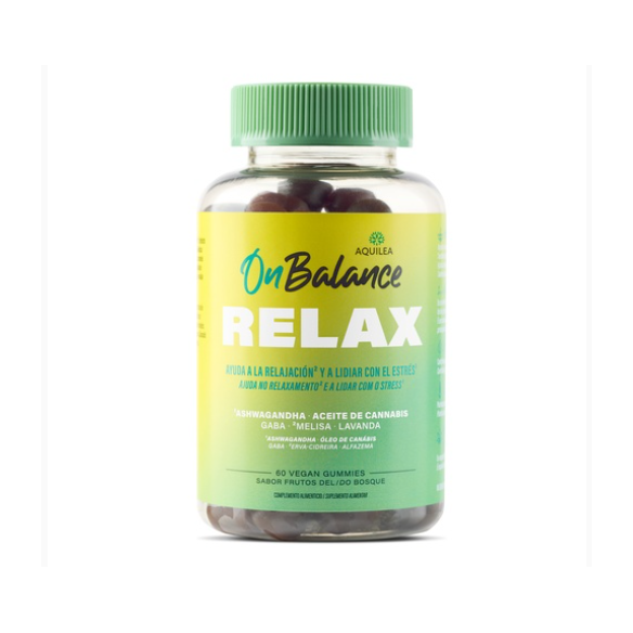 AQUILEA ONBALANCE RELAX 60 GOMINOLAS SABOR FRUTOS DEL BOSQUE