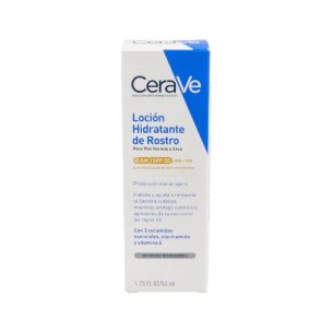 LOCION HIDRATANTE DE ROSTRO SPF 50 CERAVE 1 TUBO 52 ML