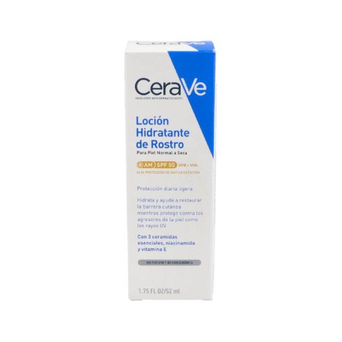 LOCION HIDRATANTE DE ROSTRO SPF 50 CERAVE 1...