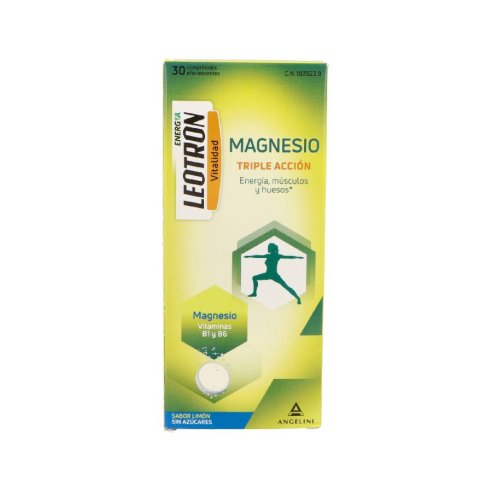 LEOTRON MAGNESIO 36 COMPRIMIDOS EFERVESCENTES...