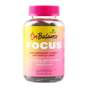 AQUILEA ONBALANCE FOCUS 60 GOMINOLAS SABOR CEREZA