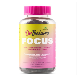 AQUILEA ONBALANCE FOCUS 60 GOMINOLAS SABOR CEREZA 2