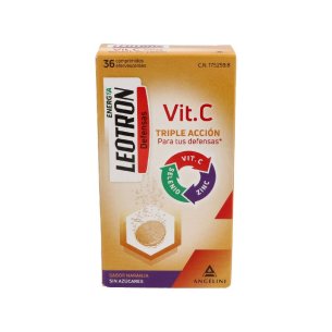 LEOTRON VITAMINA C 36 COMPRIMIDOS EFERVESCENTES SABOR...