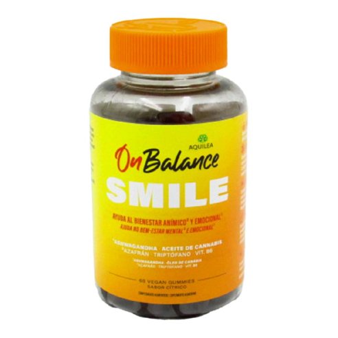 AQUILEA ONBALANCE SMILE 60 GOMINOLAS SABOR CITRICO