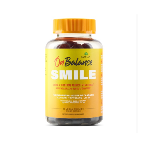 AQUILEA ONBALANCE SMILE 60 GOMINOLAS SABOR CITRICO